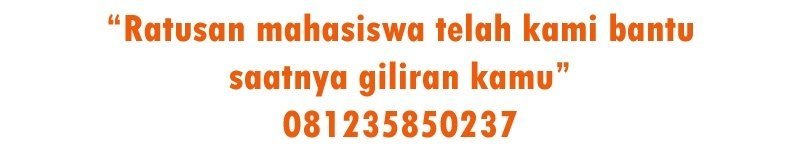 Biro Jasa Olah Data SPSS dan Bab 4 & 5 di Demak